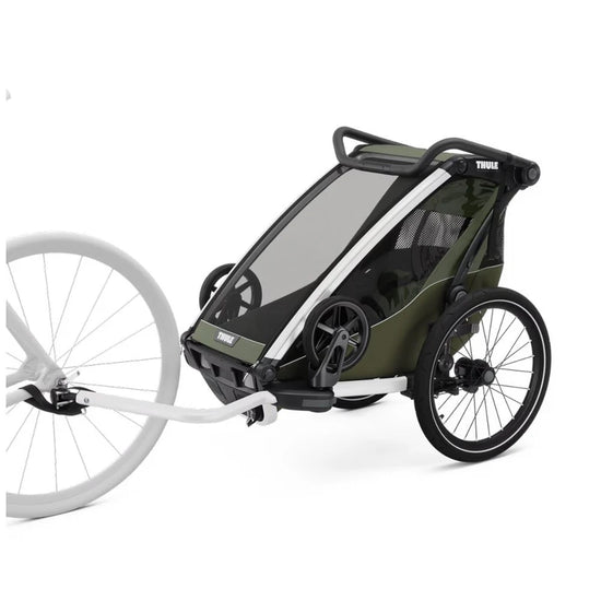 Remorque vélo enfant Thule Chariot Lite Single – Vert | Multiactivités