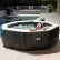Spa Gonflable INTEX PureSpa Carbone – 6 Personnes – 6 Jets + 140 Bulles – Wi-Fi – Sel