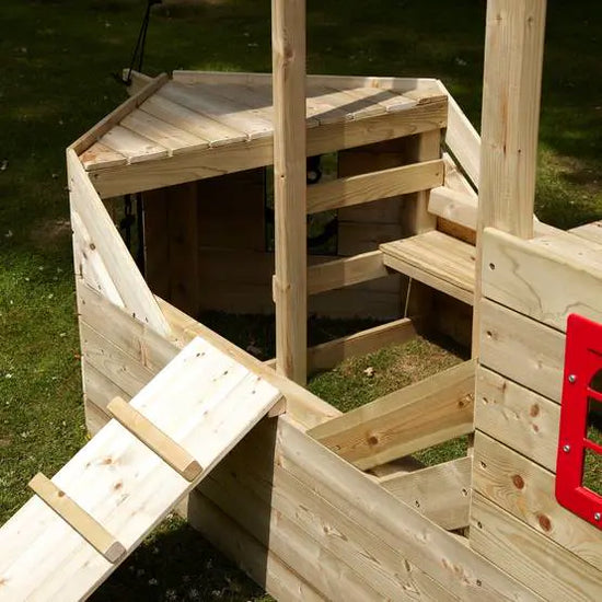 Cabane Bateau Pirate en Bois FSC® GALLEON – TP TOYS – La Grande Aventure au Jardin, Dès 3 Ans