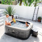 Spa Gonflable INTEX PureSpa Carbone – 6 Personnes – 6 Jets + 140 Bulles – Wi-Fi – Sel