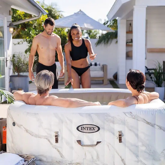 Spa Gonflable INTEX Calacatta 4 Places – Jets Dual Zone & Stérilisateur Sel