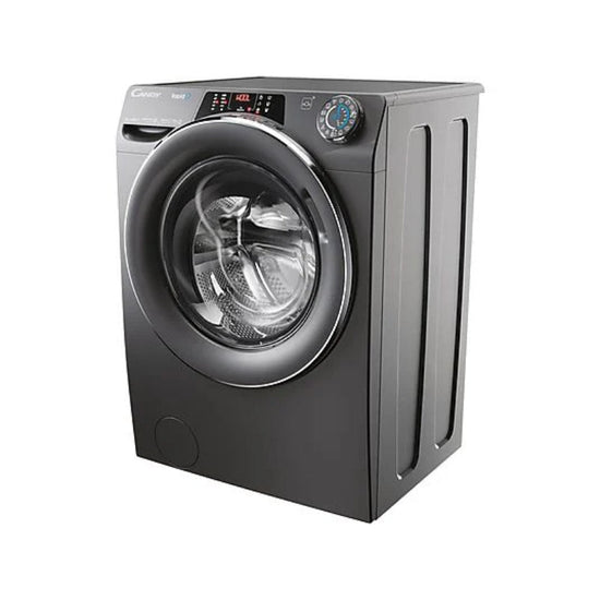Lave-linge Candy RapidO RO1484DWMCRT – 8 kg, 1400 tr/min, Classe A, Wi-Fi, Anthracite