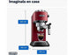 Machine à Café Expresso De’Longhi Dedica EC685.R – 1300 W – 15 bar – Thermoblock – Rouge