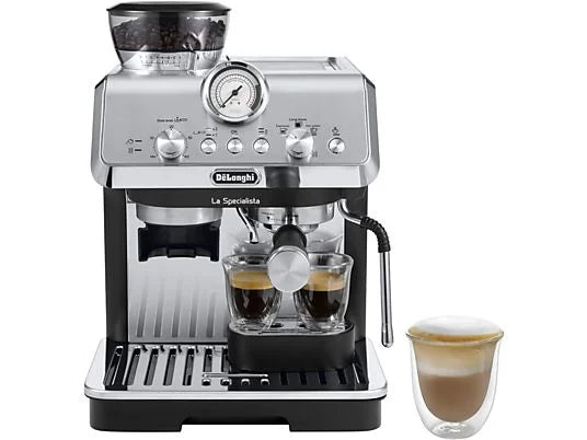 Machine à Café Expresso De’Longhi La Specialista Mini Arte EC9155.MB – 1400 W – 15 bar – Moulin Intégré – Noir Métallique