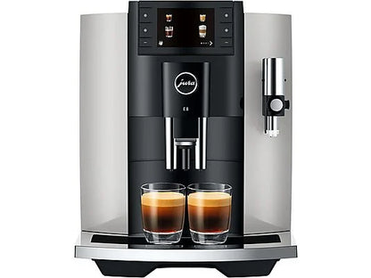 Machine à Café Superautomatique Jura E8 – 1450 W – 15 bar – 17 Programmes – Platine