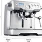Machine à Café Expresso Sage Dual Boiler SES920BSS4EEU1 – 2200 W – 15 bar – Acier Inoxydable