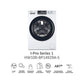 Lave-linge Haier HW100-BP14929A-S – 10 kg, 1400 tr/min, Classe A, Inverter, Vapeur, Noir