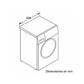 Lave-linge Bosch WUU28T63ES – 8 kg, 1400 tr/min, Classe A, EcoSilence, SpeedPerfect