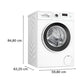 Lave-linge Bosch WUU28T63ES – 8 kg, 1400 tr/min, Classe A, EcoSilence, SpeedPerfect