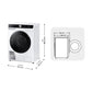 Lave-linge Séchant Samsung WD90DG6G94BKU3 – 9/5 kg, Classe A, AI Control, Slim 48 cm