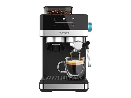 Machine à Café Expresso Cecotec Power Espresso 20 Grind – 1350 W – 20 bar – Moulin Intégré – Noir