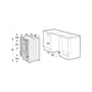 Lave-linge Séchant Encastrable Hisense WD3M841BWIES – 8/6 kg, 1400 tr/min, Inverter