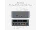 Mini PC Gaming Beelink EQR6 – AMD Ryzen 7 6800U 4,9 GHz – 32 Go RAM DDR5 – 1 To SSD – Radeon 680M – Wi-Fi 6 – Gris