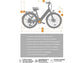 Vélo Électrique Urbain HILLMILES Milecity – Batterie 468 Wh – 80 km d’Autonomie