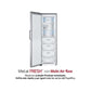 Congélateur Vertical LG GFM61MBCSF – 324 L – 186 cm – Total No Frost – Inox Anti-Empreintes