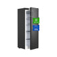 Congélateur Vertical CHIQ FSD166NE4E – 166 L – No Frost – 5 Tiroirs – Inox Foncé