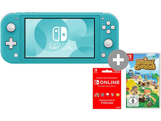 Nintendo Switch Lite – Bleu – 32 Go + Animal Crossing: New Horizons (Code Digital) + 3 mois Nintendo Switch Online