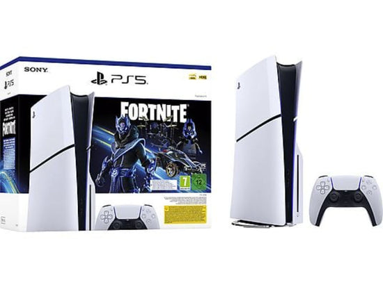 Console PS5 Sony PlayStation 5 Slim – 1 To – Blanc + Fortnite Cobalt Star