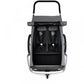 Remorque vélo enfant Croozer Kid Keeke 2 – Mountain Grey | 2-en-1 Remorque & Poussette