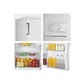 Réfrigérateur 1 Porte Hisense RL170D4BWE – 133 L, Sous Plan de Travail, Porte Réversible, 40 dB, Classe E, Blanc