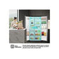 Réfrigérateur Américain Hisense RS818N4TIE1 – 636 L, No Frost, Distributeur Eau & Glace, Wi-Fi, Classe E, Inox