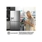 Réfrigérateur Américain Hisense RS818N4TIE1 – 636 L, No Frost, Distributeur Eau & Glace, Wi-Fi, Classe E, Inox