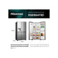 Réfrigérateur Américain Hisense RS818N4TIE1 – 636 L, No Frost, Distributeur Eau & Glace, Wi-Fi, Classe E, Inox