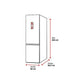Réfrigérateur Combiné Bosch KGN397ICT – 363 L, Total No Frost, VitaFresh XXL, 203 cm, Classe C, Inox