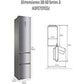 Réfrigérateur Combiné Haier 3D 60 Series 3 A3FE737CGJ – 371 L – Total No Frost – Classe E – Inox Anti-Empreintes