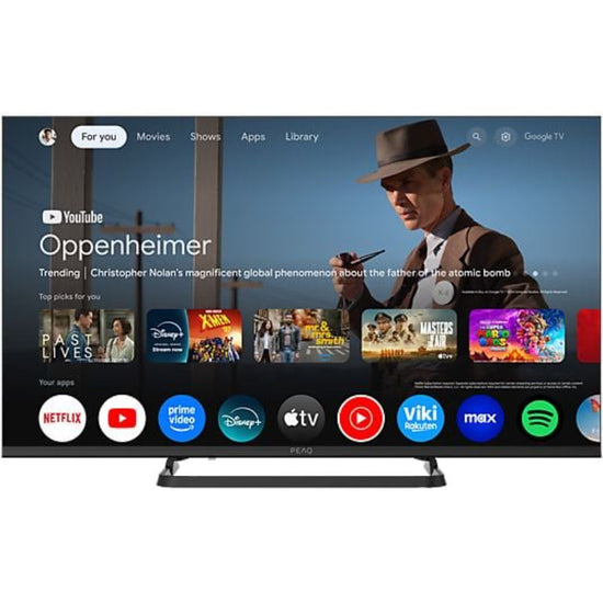 Téléviseur PEAQ PTV 40GF-5025C – 40" DLED Full HD, Google TV, HDR10, 60 Hz, Triple Syntoniseur, Noir
