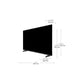Téléviseur Haier H55K85FUX – 55" 4K UHD, Google TV, Sans Bord, Chromecast, Dolby Audio, 30 W, Noir
