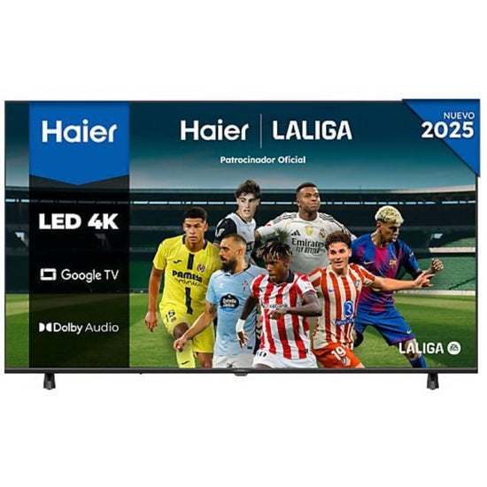 Téléviseur Haier H55K85FUX – 55" 4K UHD, Google TV, Sans Bord, Chromecast, Dolby Audio, 30 W, Noir