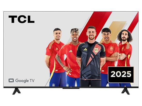 Téléviseur TCL 55P6K – 55" 4K UHD, Google TV, AiPQ, Dolby Atmos, HDR10, 30 W, Noir