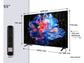 Téléviseur TCL 55P6K – 55" 4K UHD, Google TV, AiPQ, Dolby Atmos, HDR10, 30 W, Noir