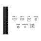 Téléviseur TCL 55C6K Mini LED – 55" 4K UHD, 144 Hz Gaming, Dolby Vision & Atmos, Google TV, 40 W, Noir