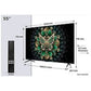 Téléviseur TCL 55C6K Mini LED – 55" 4K UHD, 144 Hz Gaming, Dolby Vision & Atmos, Google TV, 40 W, Noir