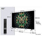 Téléviseur TCL 65C6K Mini LED – 65" 4K UHD, 144 Hz Gaming, Dolby Vision & Atmos, Google TV, 40 W, Noir