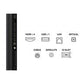 Téléviseur TCL 65C6K Mini LED – 65" 4K UHD, 144 Hz Gaming, Dolby Vision & Atmos, Google TV, 40 W, Noir