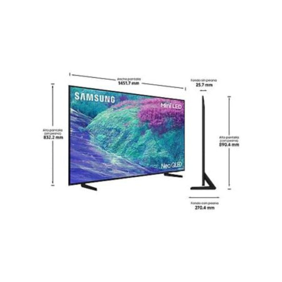 Téléviseur Xiaomi TV A Pro 2025 QLED – 55" 4K UHD, 120 Hz, Google TV, HDR10+, Cadre Métallique, 20 W, Noir
