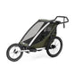 Remorque vélo enfant Thule Chariot Lite Single – Vert | Multiactivités
