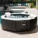 Spa Gonflable INTEX PureSpa Carbone – 6 Personnes – 6 Jets + 140 Bulles – Wi-Fi – Sel