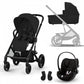 Pack Trio Cybex Balios S Lux 3 Moon Black – Poussette + Nacelle + Siège Auto Cloud G i-Size