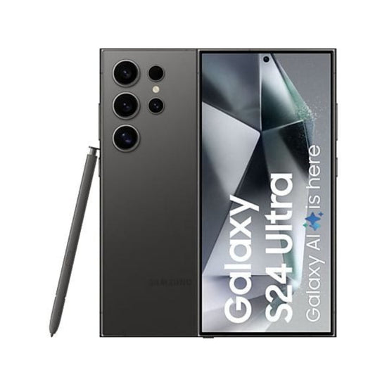 Samsung Galaxy S24 Ultra Reconditionné Noir 512 Go – Smartphone 6,8 pouces QHD+ AMOLED, S Pen, 5G