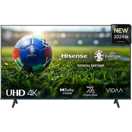 Téléviseur Hisense 43" 4K UHD – VIDAA OS, HDMI 2.1, Dolby Vision, HDR10+, VRR, 14 W, Noir