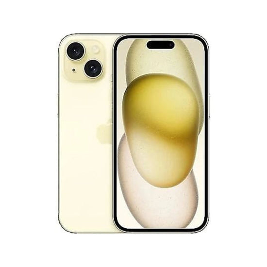 Apple iPhone 15 Jaune 128 Go – Smartphone 6,1 pouces OLED, Puce A16 Bionic, 5G