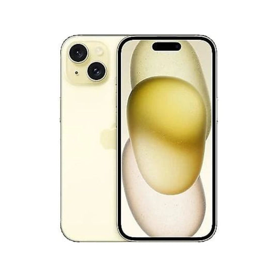 Apple iPhone 15 Jaune 128 Go – Smartphone 6,1 pouces OLED, Puce A16 Bionic, 5G