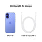 Apple iPhone 16 Bleu Outremer 128 Go – Smartphone 6,1 pouces OLED, Puce A18 Bionic, 5G
