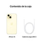 Apple iPhone 15 Jaune 128 Go – Smartphone 6,1 pouces OLED, Puce A16 Bionic, 5G
