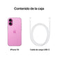 Apple iPhone 16 Rose 128 Go – Smartphone 6,1 pouces OLED, Puce A18 Bionic, 5G