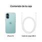 Apple iPhone 16 Bleu Pétrole 128 Go – Smartphone 6,1 pouces OLED, Puce A18 Bionic, 5G